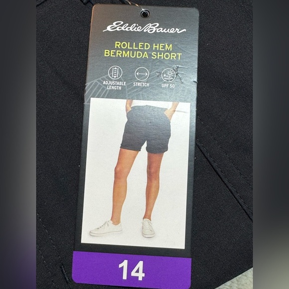 Eddie Bauer Rolled Hem Bermuda Shorts - Picture 10 of 12